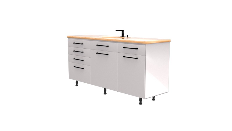 Bathroom Cabinet 3d Model 3D print model_1