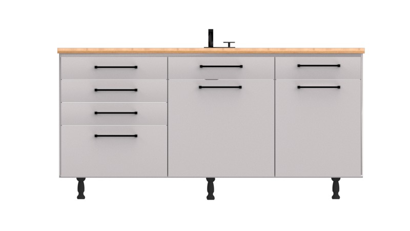 Bathroom Cabinet 3d Model 3D print model_2