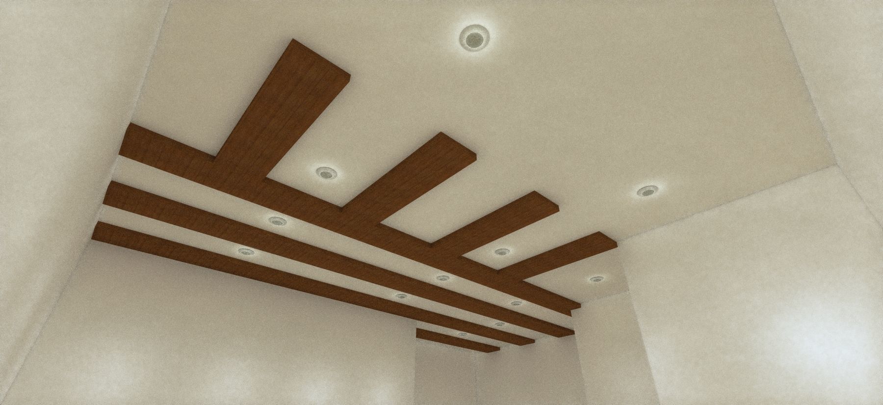 Ceiling  Low-poly 3D model_1
