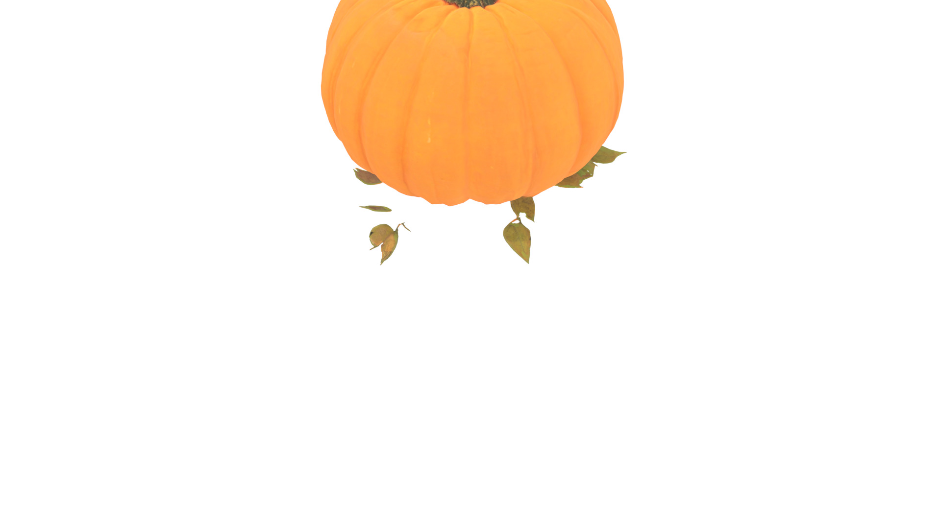 pumpkin Low-poly 3D model_5