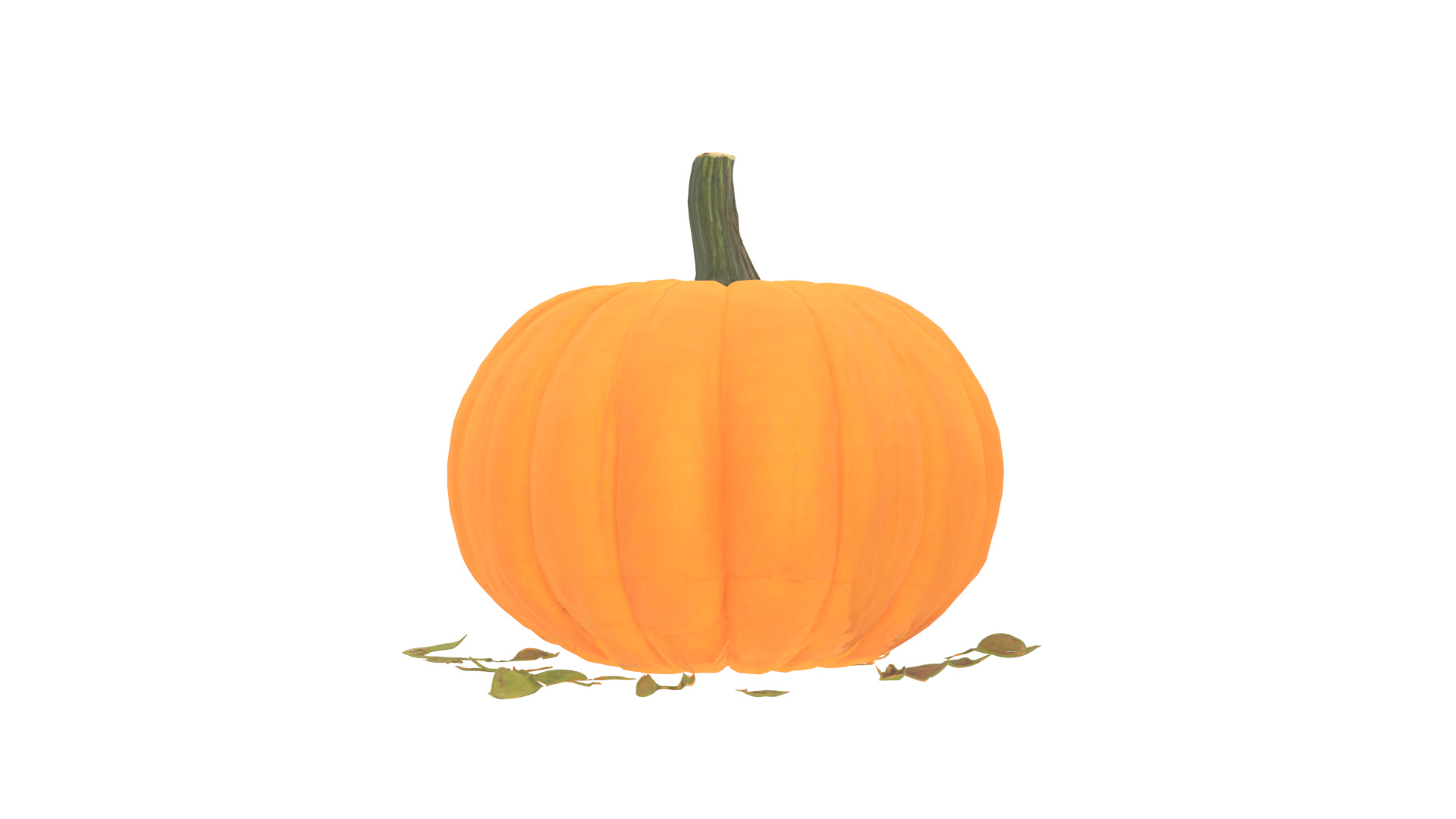 pumpkin Low-poly 3D model_13