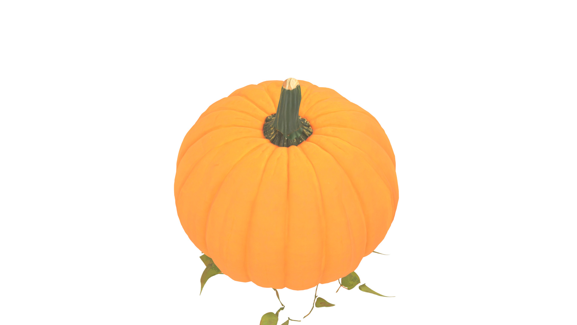 pumpkin Low-poly 3D model_15