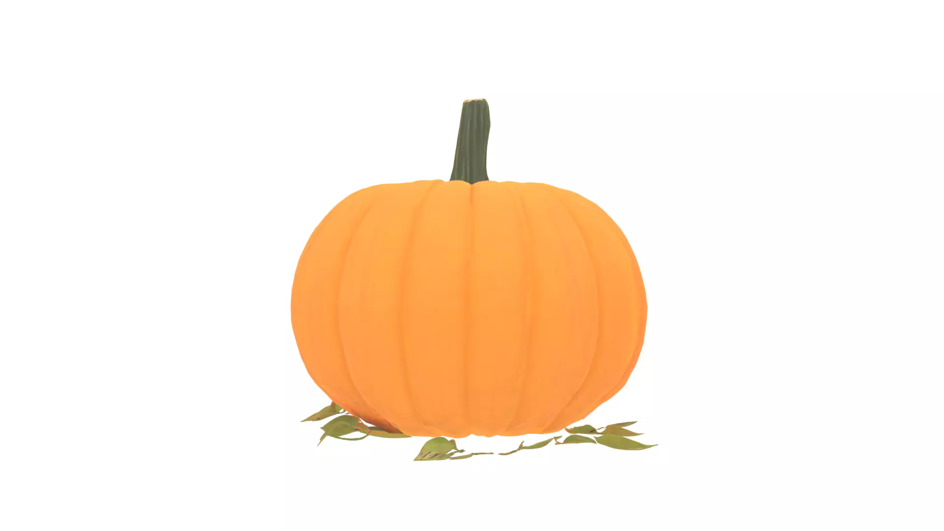 pumpkin Low-poly 3D model_0