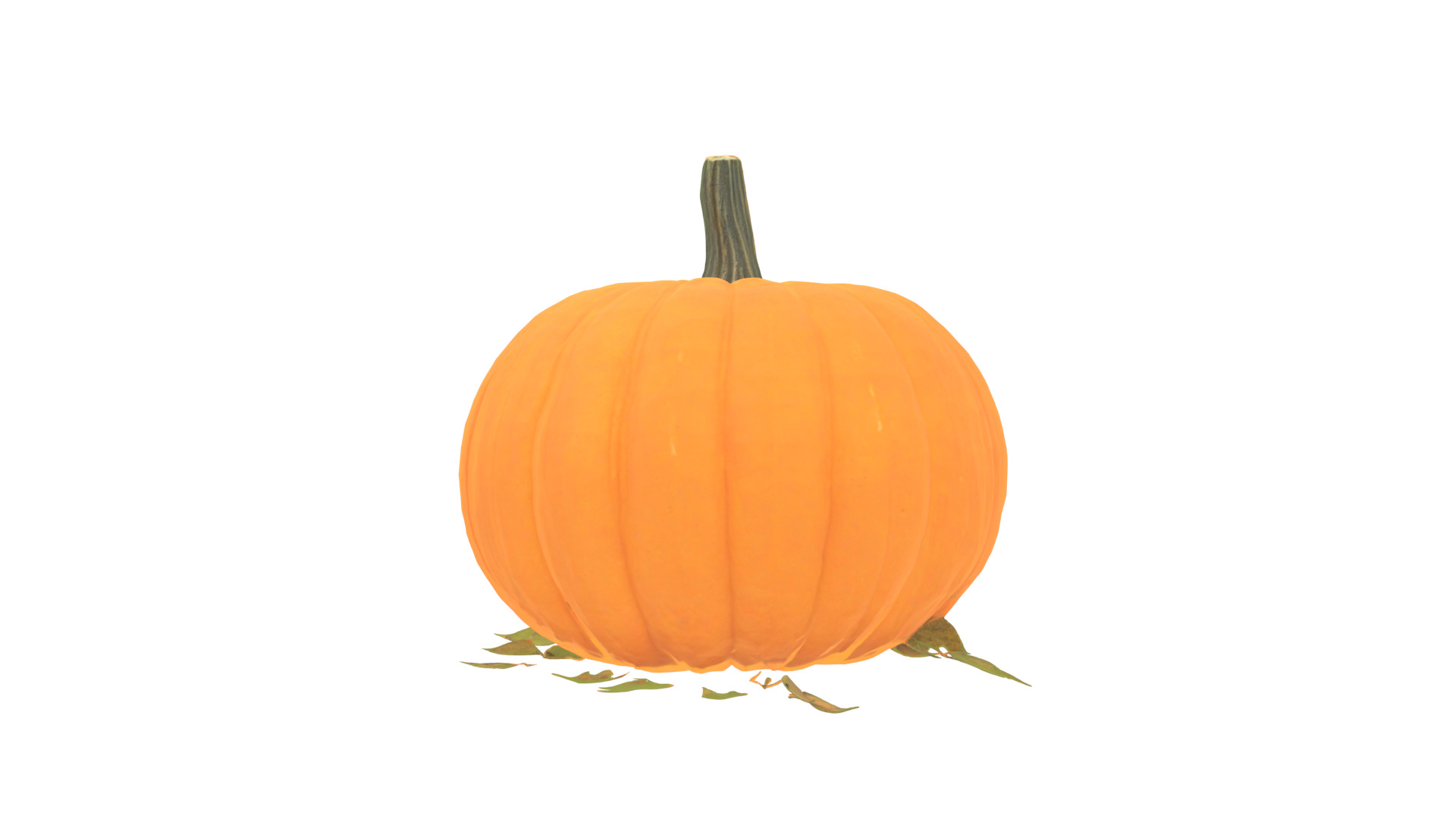 pumpkin Low-poly 3D model_9