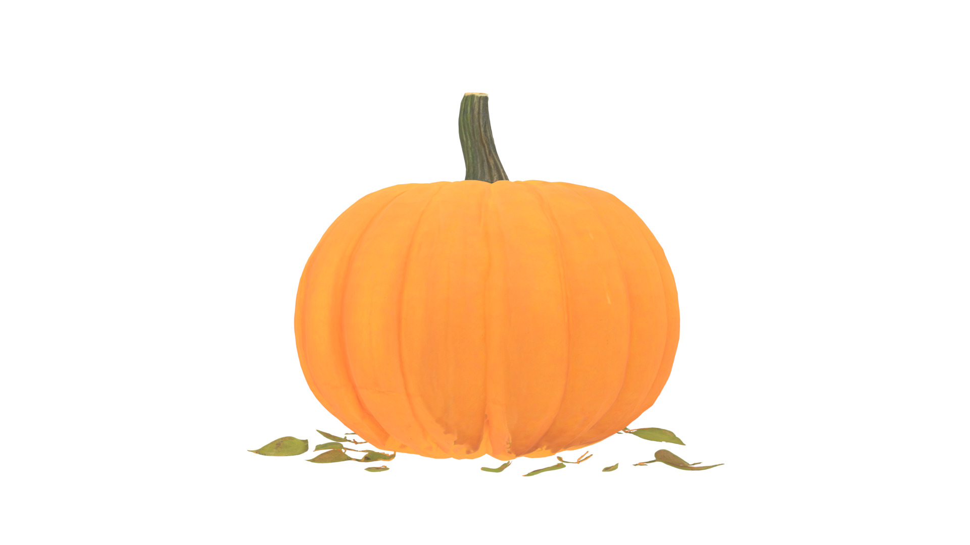 pumpkin Low-poly 3D model_7