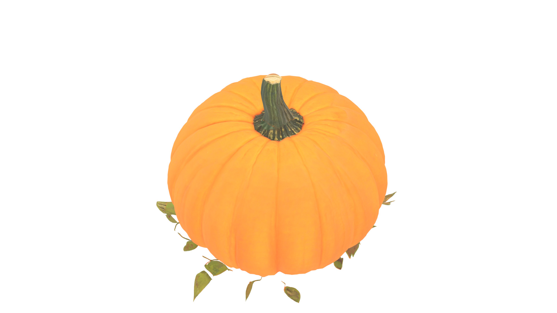 pumpkin Low-poly 3D model_18