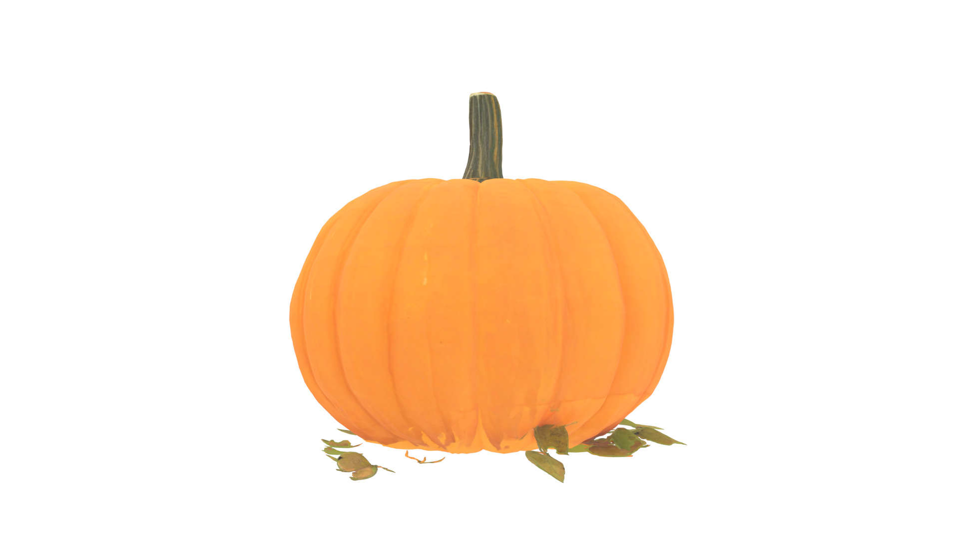 pumpkin Low-poly 3D model_8