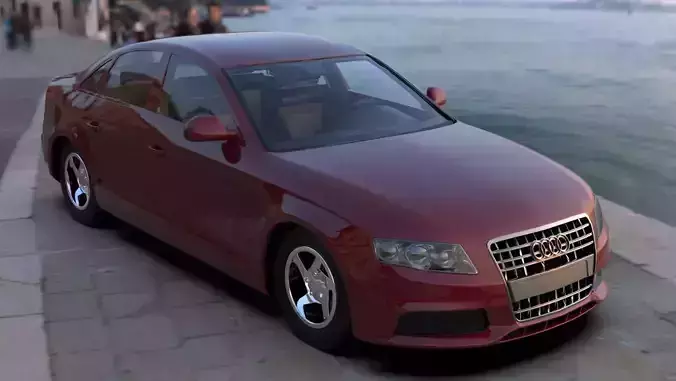 Audi A4 Car 3D Model