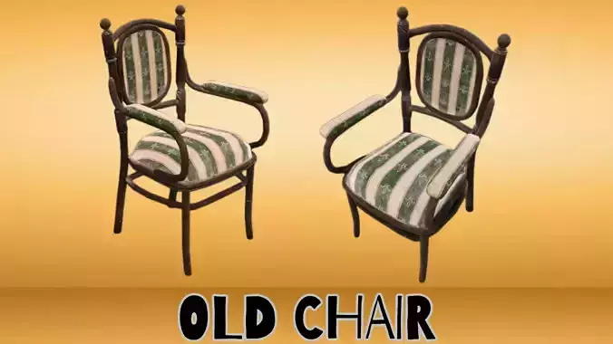 Old Chair 3D Model
