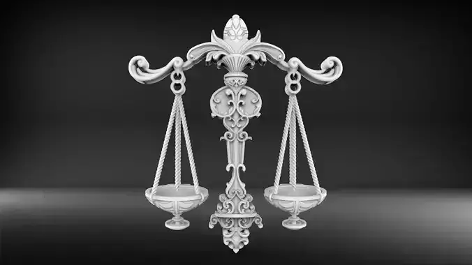 Libra zodiac sign jewelry pendant 