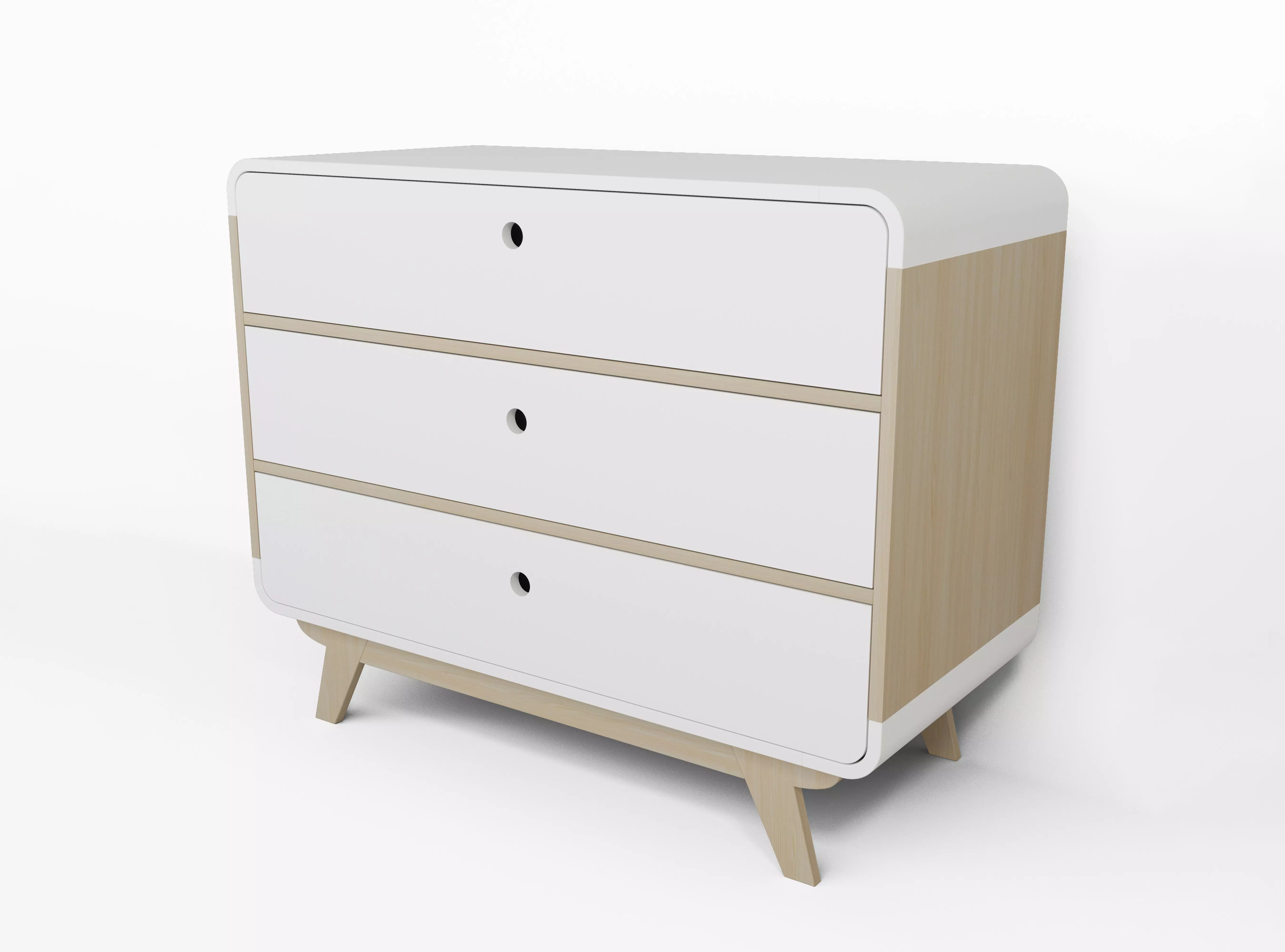 Chest of drawer Indigowood Bubble 3D model_0