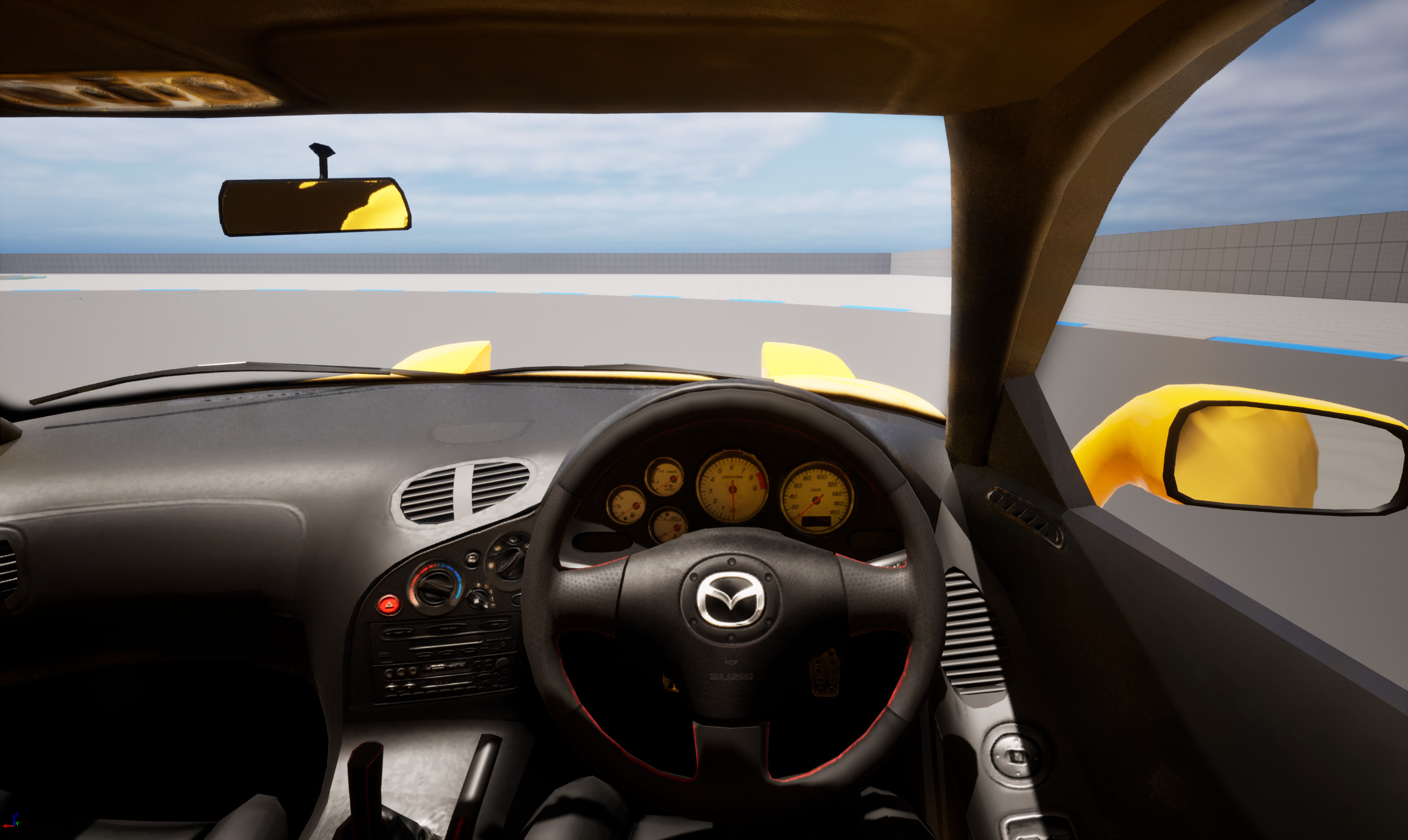 Mazda RX7 FD Keisuke Style Low-poly 3D model_23