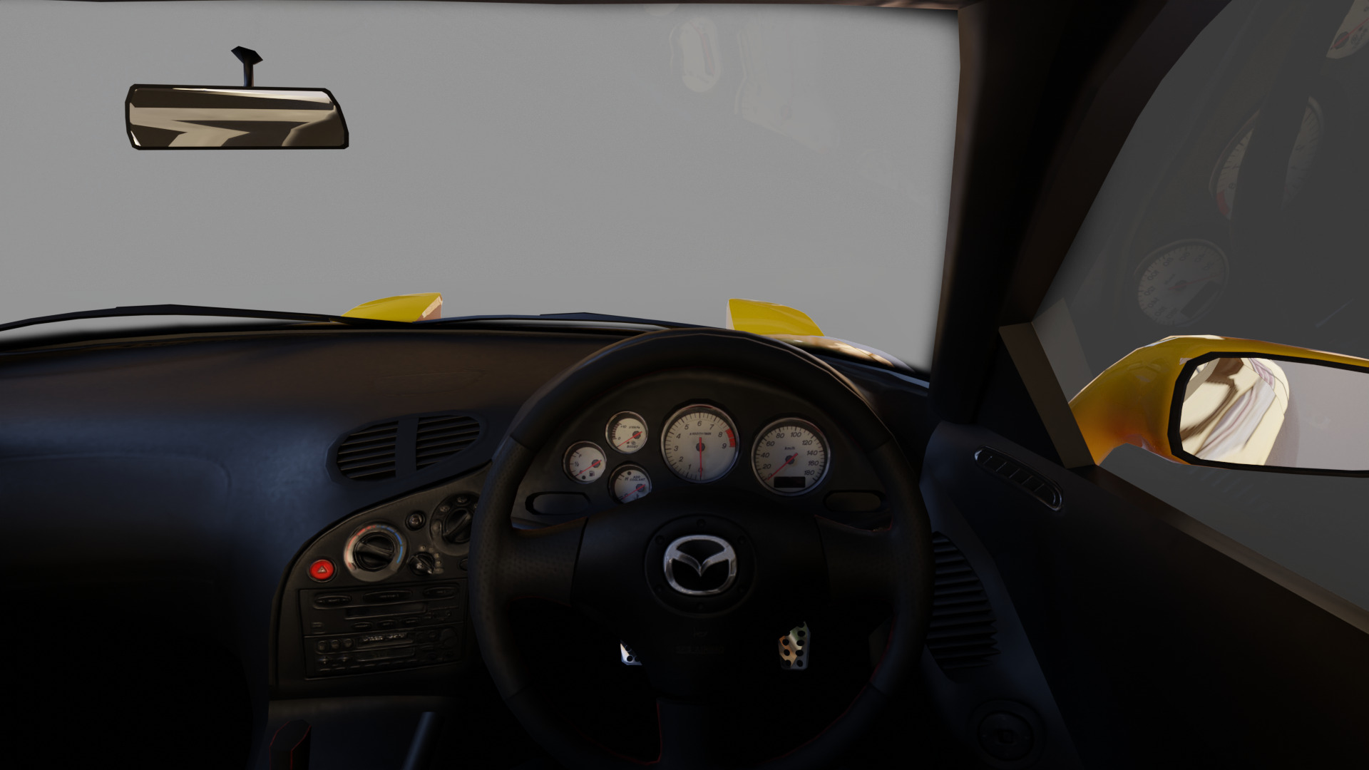 Mazda RX7 FD Keisuke Style Low-poly 3D model_12