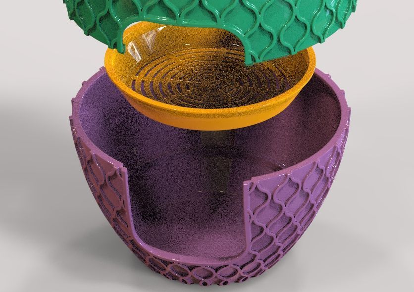 Vase With Hidden Cat Litter Box 3D print model_13