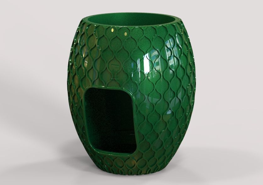 Vase With Hidden Cat Litter Box 3D print model_4