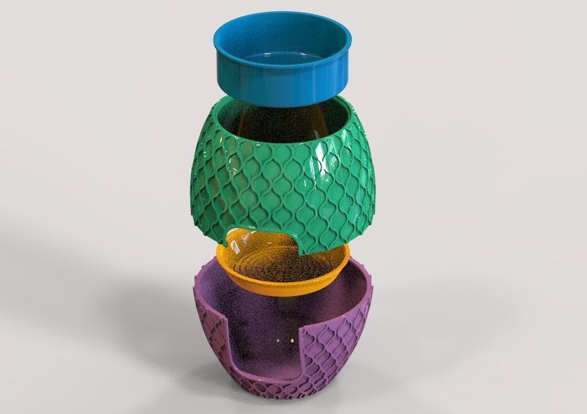 Vase With Hidden Cat Litter Box 3D print model_52