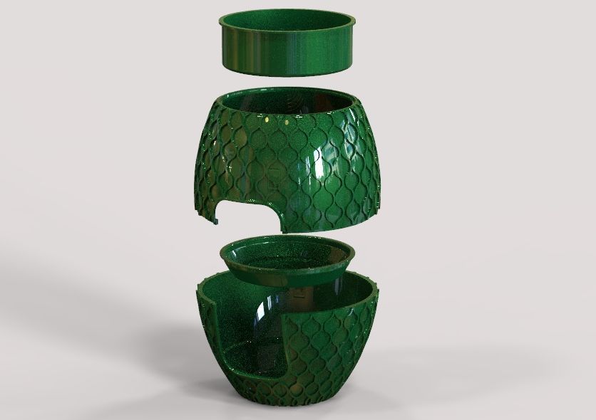 Vase With Hidden Cat Litter Box 3D print model_18