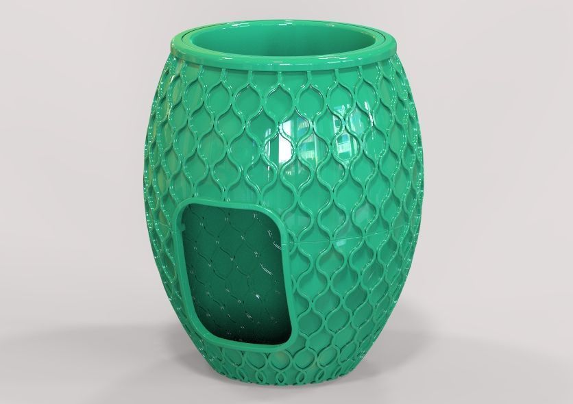 Vase With Hidden Cat Litter Box 3D print model_46