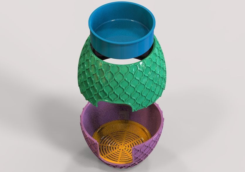 Vase With Hidden Cat Litter Box 3D print model_10