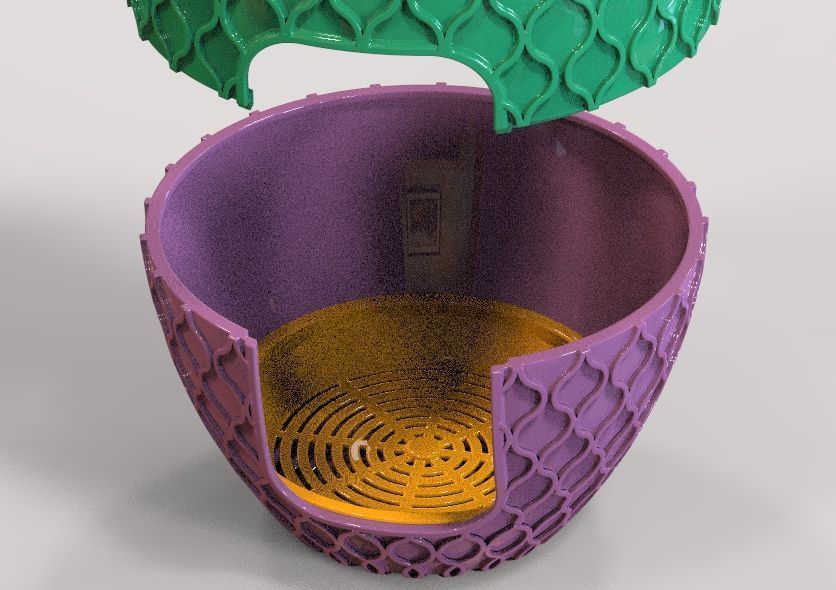 Vase With Hidden Cat Litter Box 3D print model_19