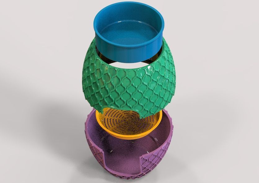 Vase With Hidden Cat Litter Box 3D print model_11