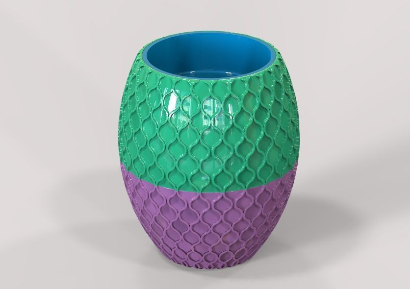 Vase With Hidden Cat Litter Box 3D print model_53