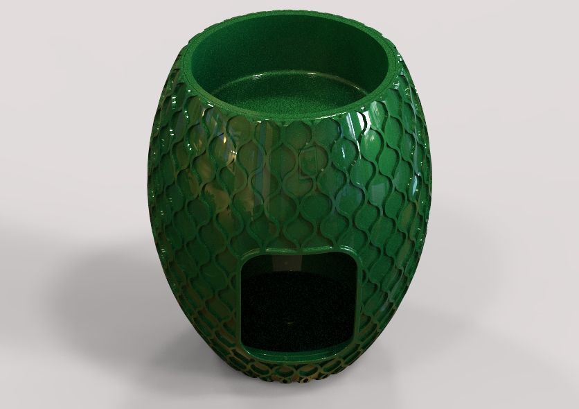 Vase With Hidden Cat Litter Box 3D print model_2