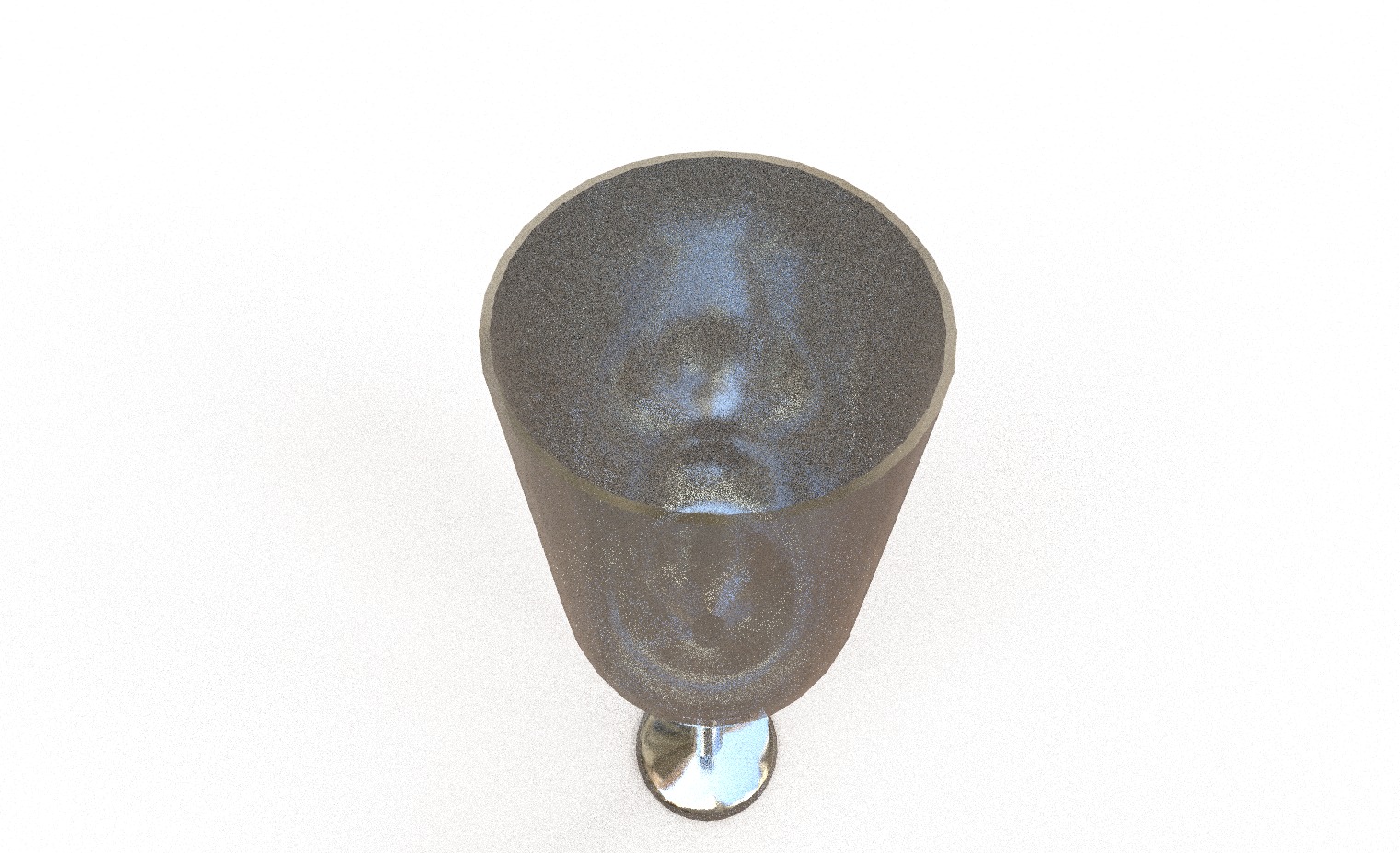 Glass Low-poly 3D model_3