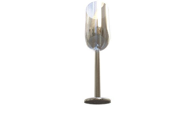 Glass Low-poly 3D model