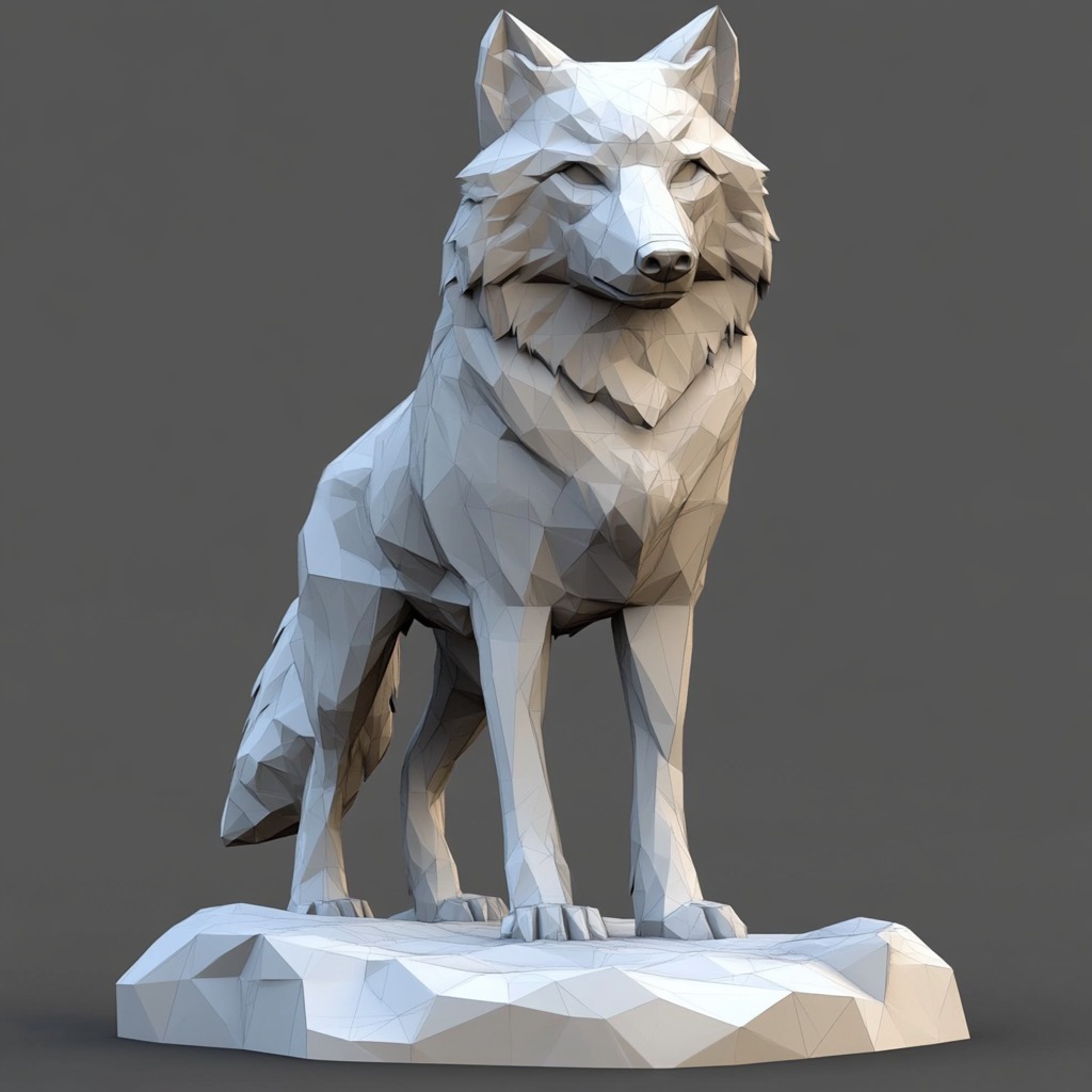 Pack of 74 WOLF 3D Models Ready to Use 3D print model_8