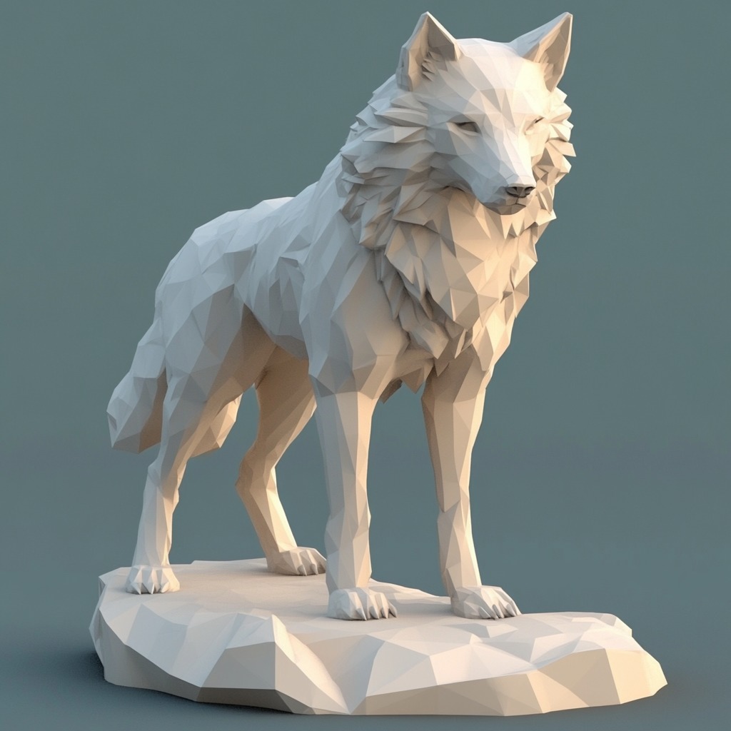 Pack of 74 WOLF 3D Models Ready to Use 3D print model_5