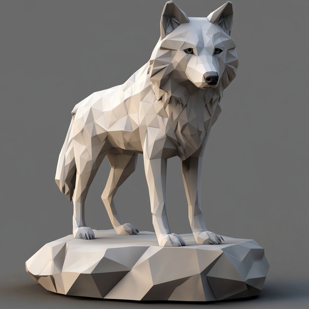 Pack of 74 WOLF 3D Models Ready to Use 3D print model_7