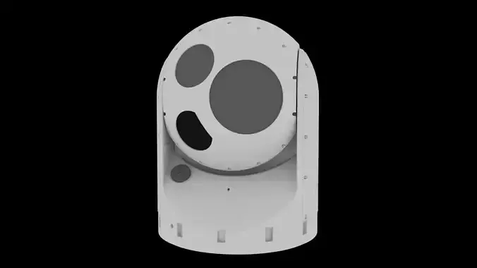 RASID gyro turret 3D model