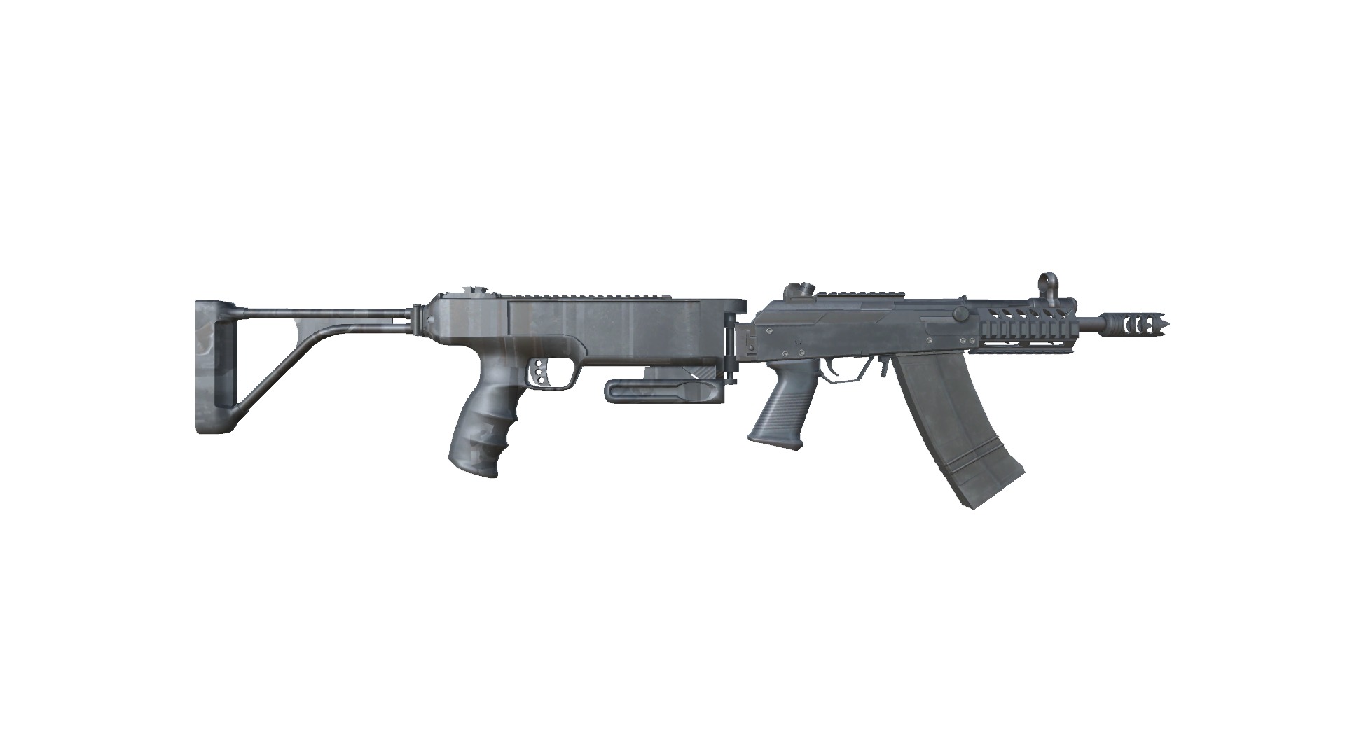 40-Cornershot-Saiga12-gun model 3d game ready model Low-poly 3D model_1