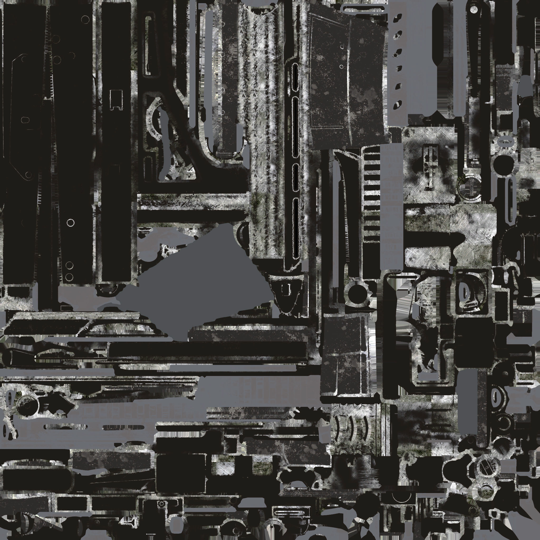 40-Cornershot-Saiga12-gun model 3d game ready model Low-poly 3D model_28