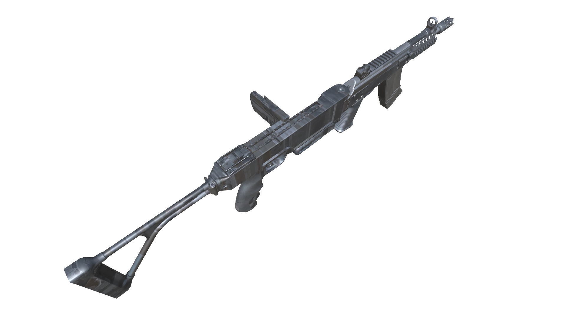 40-Cornershot-Saiga12-gun model 3d game ready model Low-poly 3D model_19