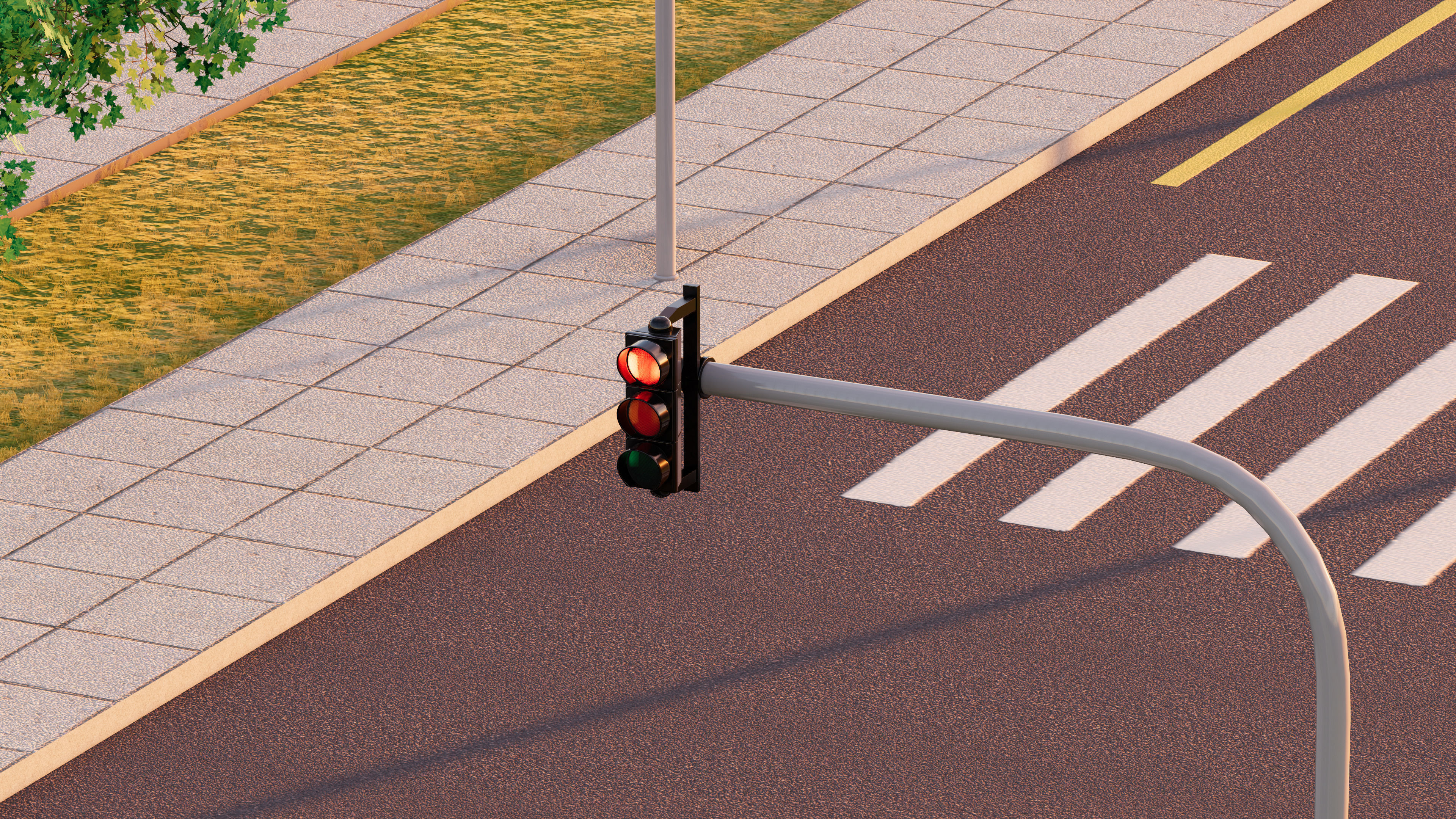 Data Center With Interior and Landscape 3D model_20