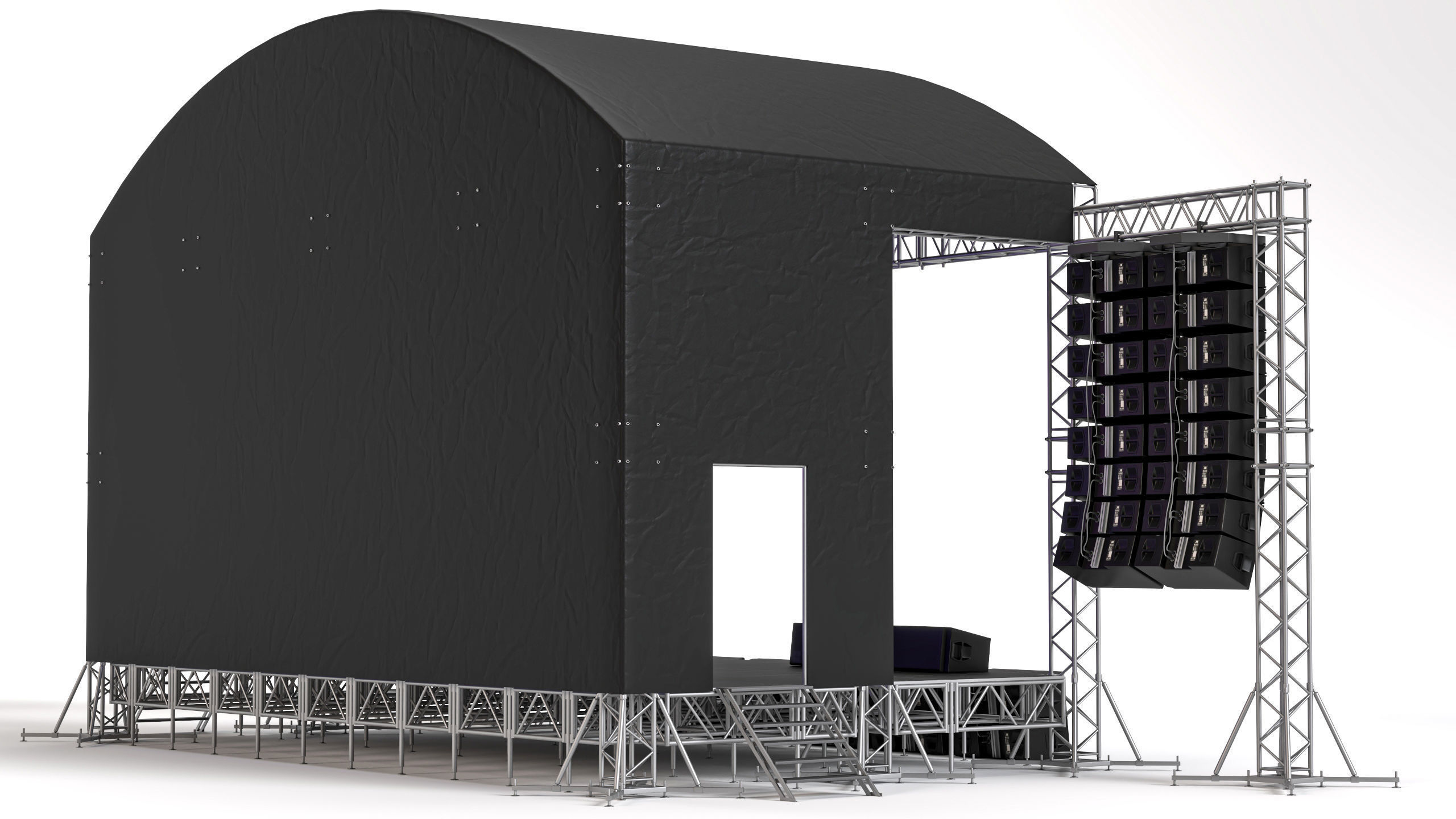 Concert Stage 03 3D model_3