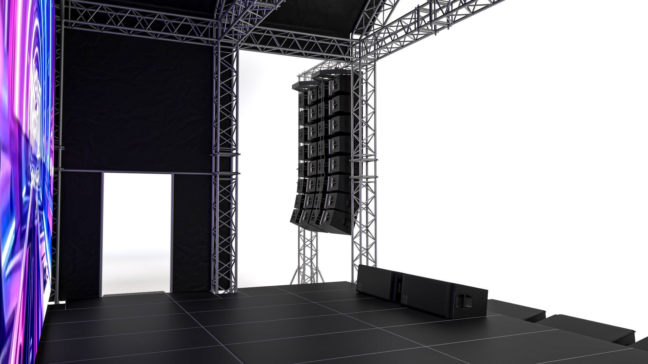 Concert Stage 03 3D model_5