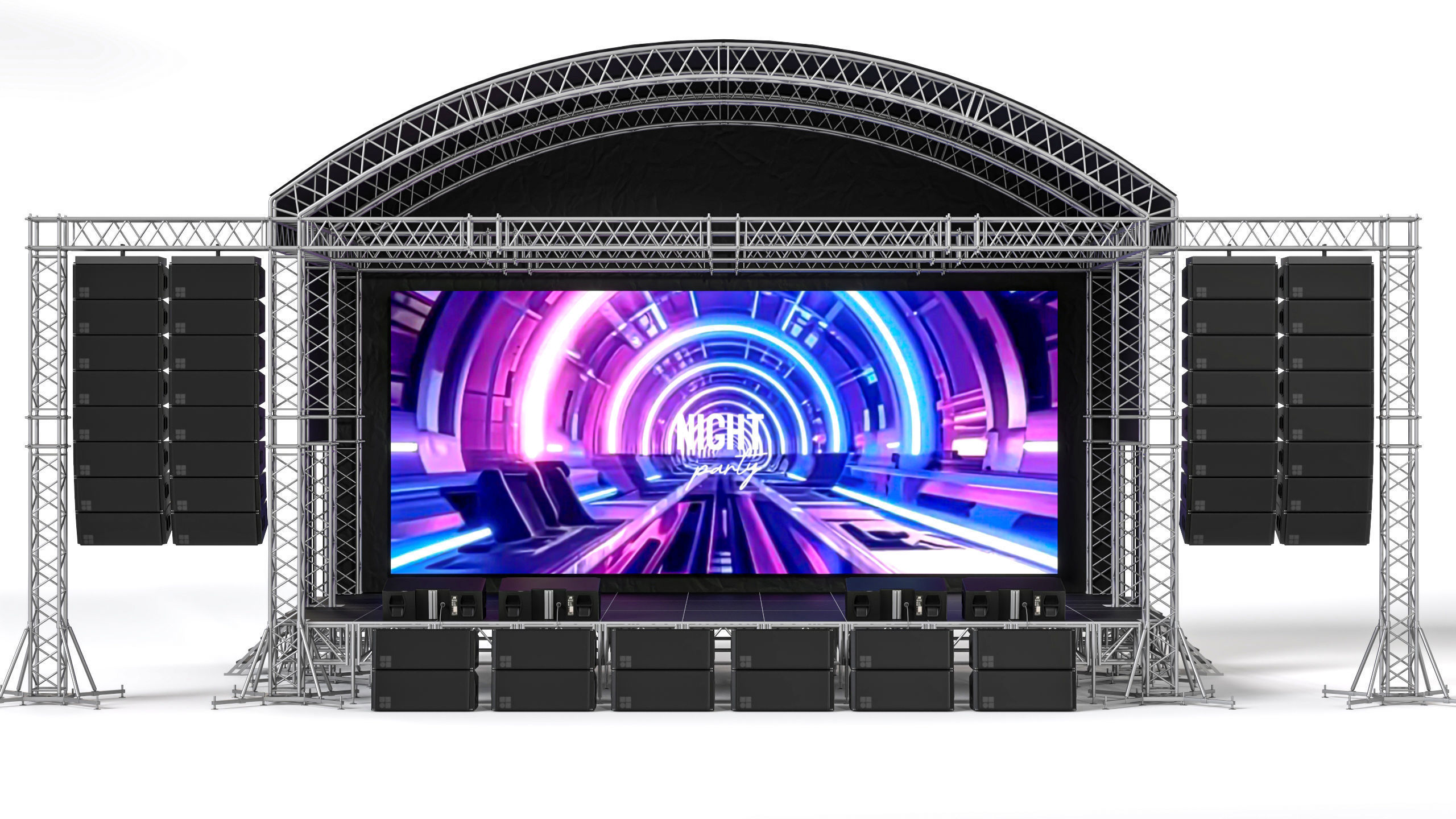 Concert Stage 03 3D model_1