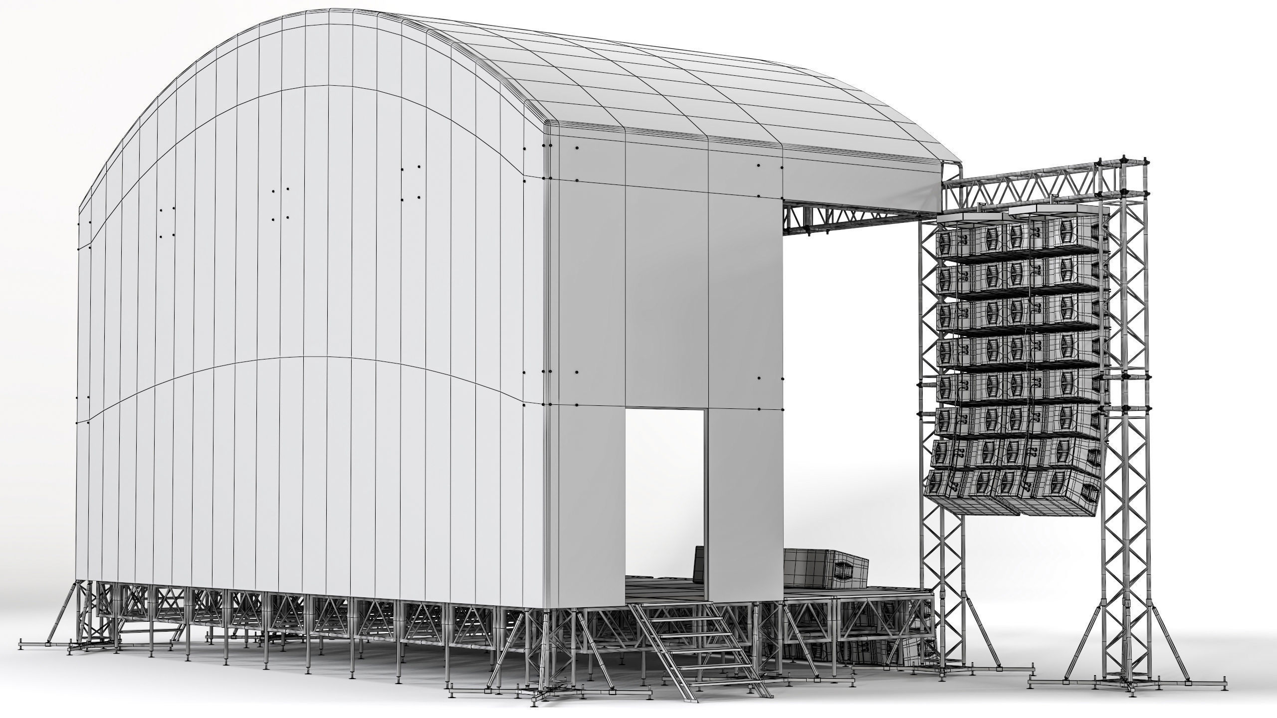 Concert Stage 03 3D model_19