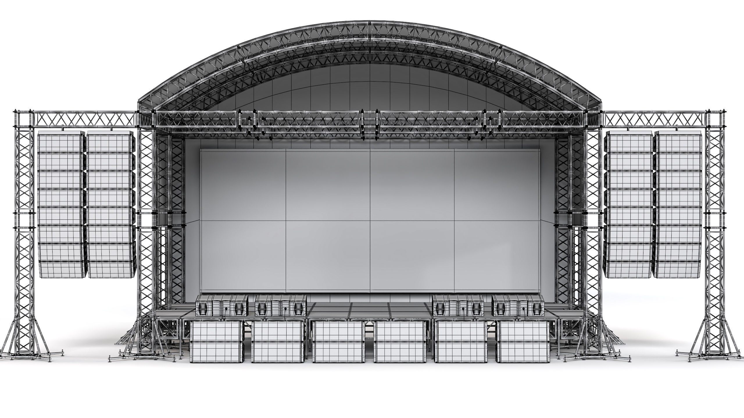 Concert Stage 03 3D model_18