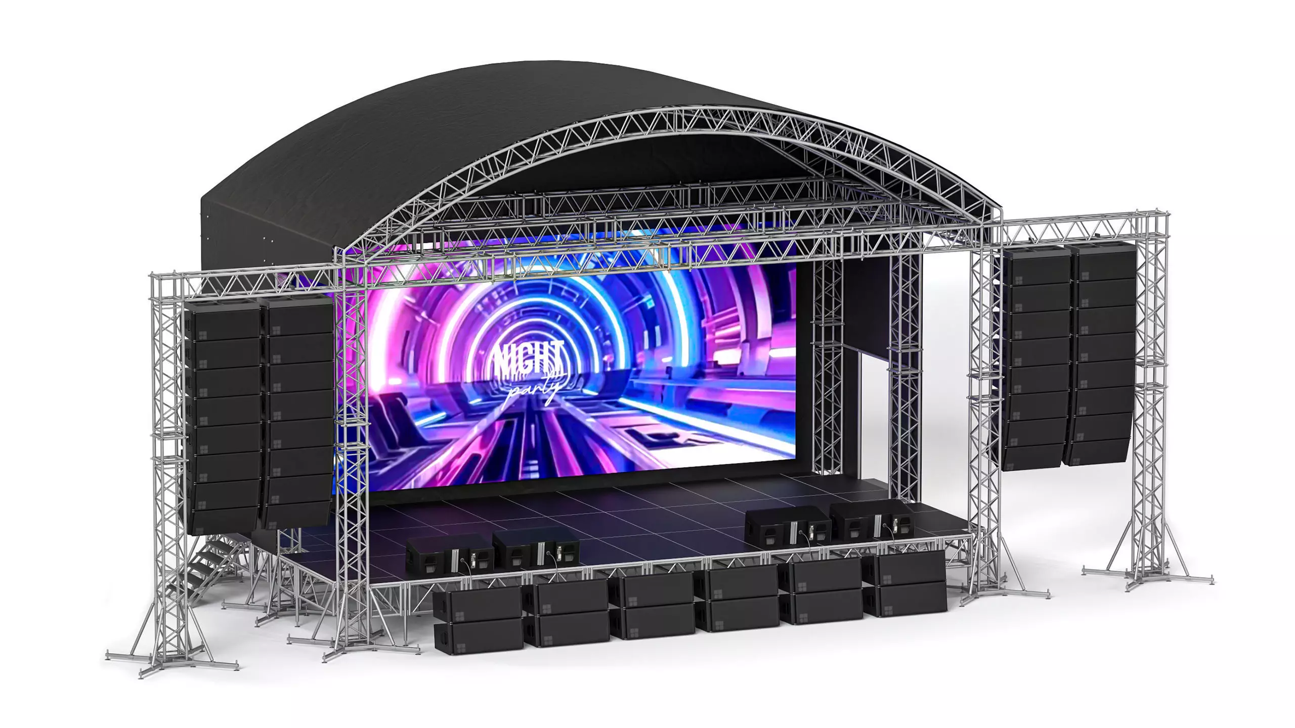 Concert Stage 03 3D model_0