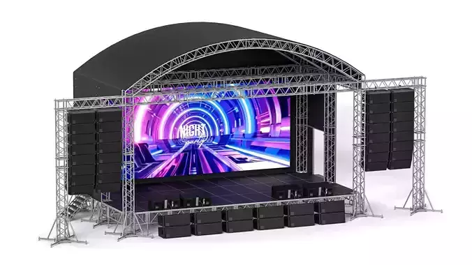 Concert Stage 03 3D model