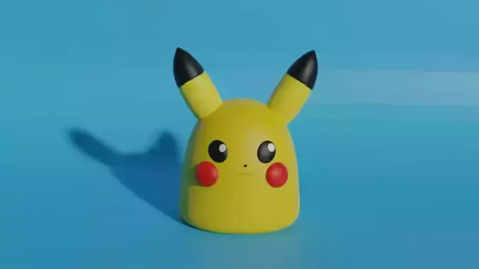 Pikachu piggy bank 3D print model Pikachu piggy bank 3D print model