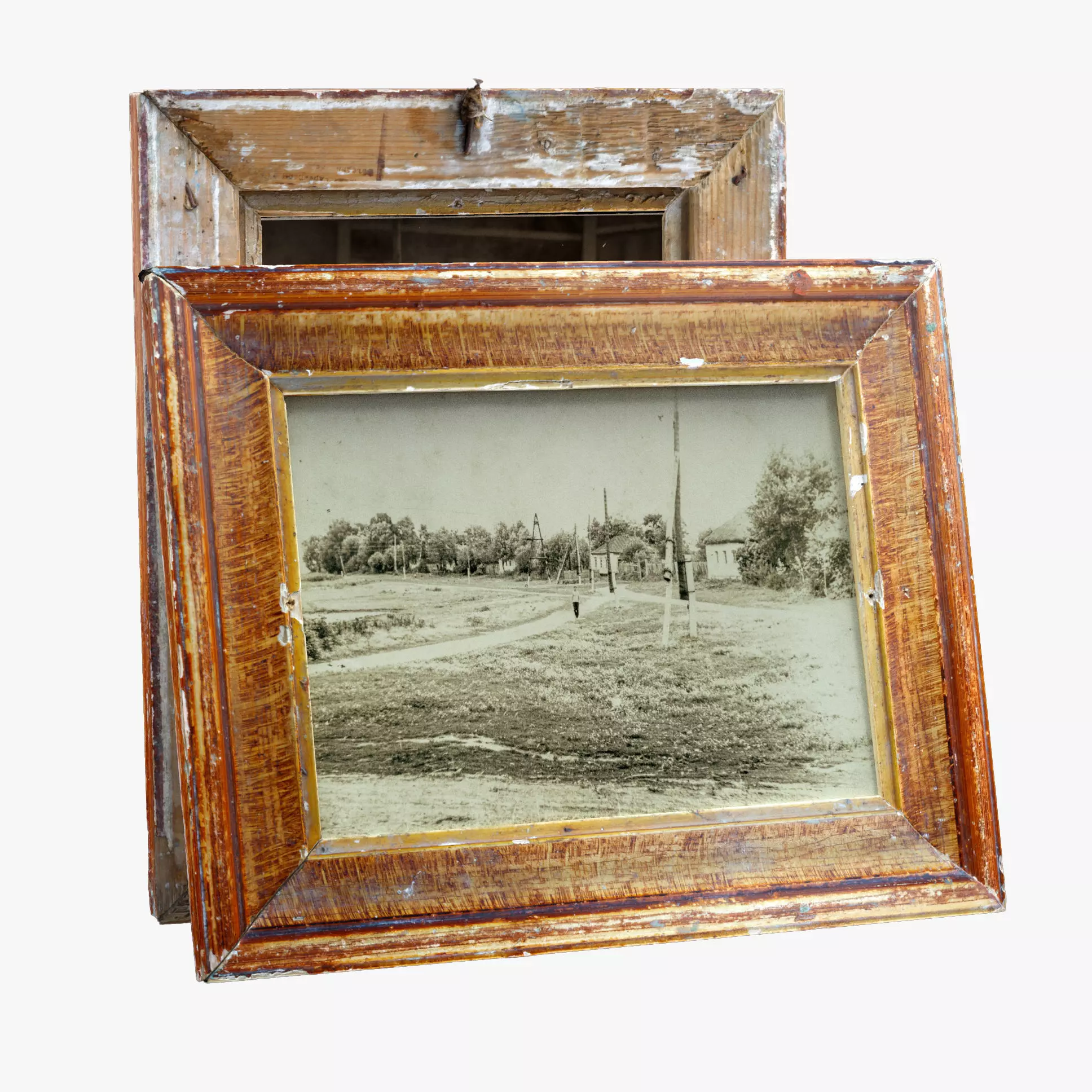 Photo Frame Low-poly 3D model_0