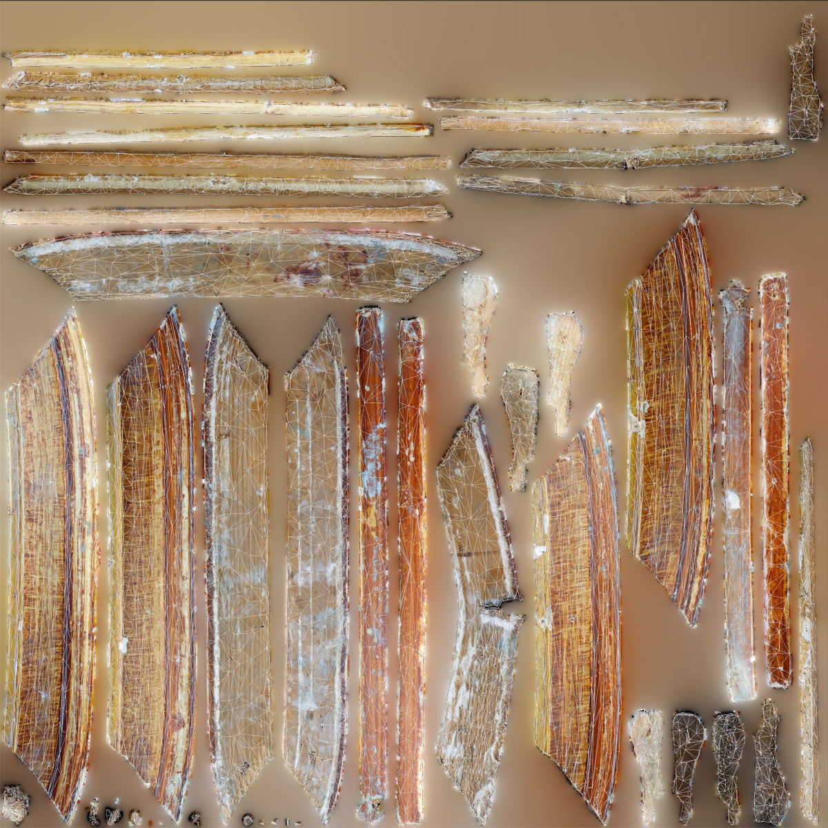 Photo Frame Low-poly 3D model_10