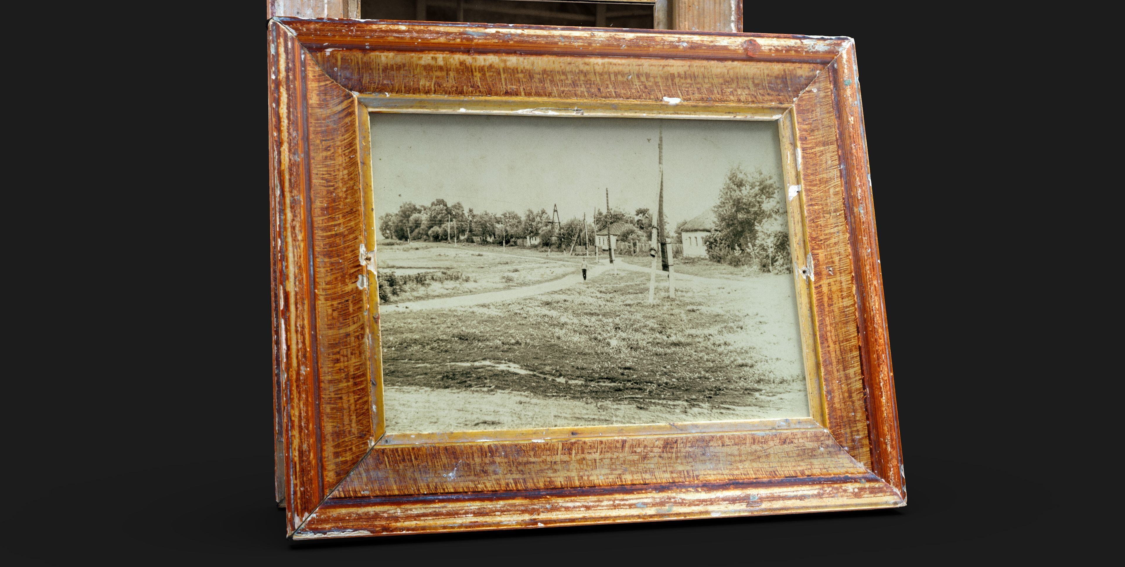 Photo Frame Low-poly 3D model_5