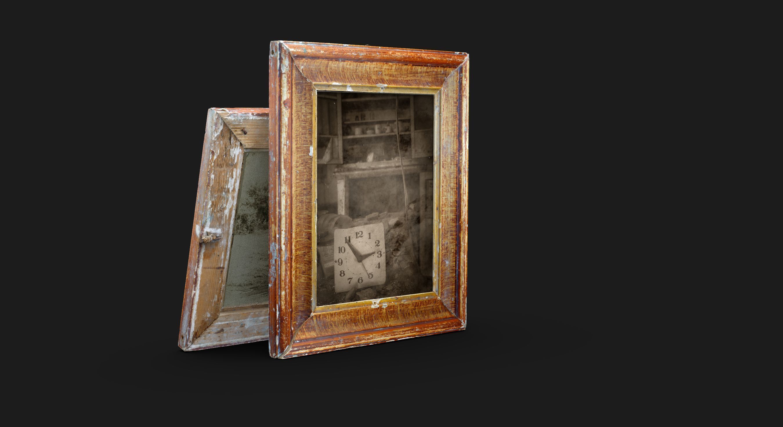 Photo Frame Low-poly 3D model_7