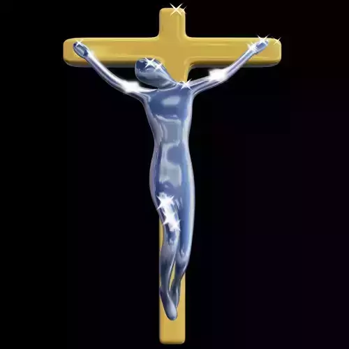 Chrome Crucifix